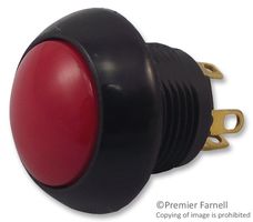P9113121 - Industrial Pushbutton Switch, P9, 12 mm, SPDT-DB, Momentary, Flush, Red - OTTO CONTROLS