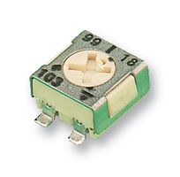 TS53YL502MR10 - Trimpot, Single Turn, Cermet, Top Adjust, 5 kohm, Surface Mount, 1 Turns - VISHAY