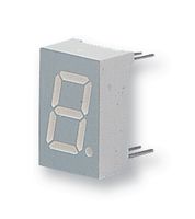 SA56-11EWA - 7 Segment LED Display, Mechanically Rugged, Red, 20 mA, 2 V, 6.4 mcd, 1, 14.22 mm - KINGBRIGHT
