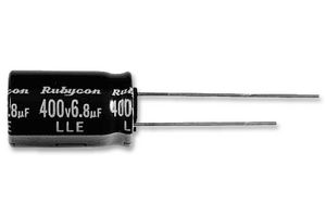 16YXF1000MEFC10X20 - Electrolytic Capacitor, Miniature, 1000 µF, 16 V, ± 20%, Radial Leaded, 7000 hours @ 105°C, Polar - RUBYCON