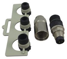 21021511305 - Sensor Connector, HARAX Series, M8, Male, 3 Positions, IDC / IDT Pin, Straight Cable Mount - HARTING