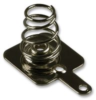 5201 - Battery Contact, AA, A, Solder Tab, Steel, Nickel Plated Contacts - KEYSTONE