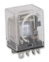 LY2 DC24 - General Purpose Relay, LY Series, Power, Non Latching, DPDT, 24 VDC, 15 A - OMRON INDUSTRIAL AUTOMATION