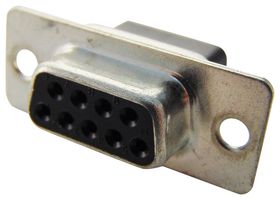 DEA9SA197F0 - D Sub Connector Housing, 9 Ways, D Sub, E, D*A, Receptacle, Steel Body - ITT CANNON