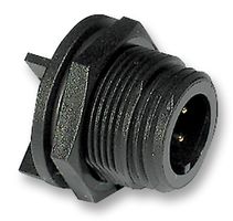 PX0413/03P - Circular Connector, IP68, Rear Mount, Buccaneer 400 Series, Panel Mount Plug, 3 Contacts - BULGIN LIMITED