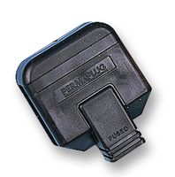 HDPT13BLK - Heavy Duty UK Mains Plug with 13A Fuse, Black - PERMAPLUG