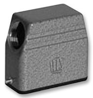 1106411-2 - Connector Backshell, Hood, HTS Heavy Duty Connectors, 2, 90°, Aluminium Body - HTS - TE CONNECTIVITY