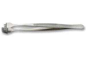 4WF.SA - Tweezer, Wafer, Stainless Steel Body, Stainless Steel Tip - IDEAL-TEK