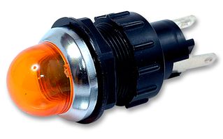 C1090VEFAI - Indicator Lens, Amber, Dome, Lamp Holder - ARCOLECTRIC (BULGIN LIMITED)