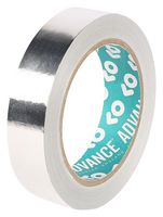 AT521 SILVER 33M X 25MM - Tape, EMI/RFI Shielding, Aluminium Foil, 25 mm x 33 m - ADVANCE TAPES