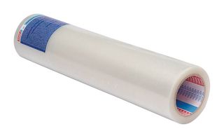 TESA 4848 CLR 125MM - Protective Tape, PE (Polyethylene) Film, Transparent, 125 mm x 100 m - TESA