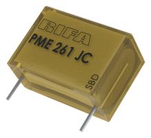 PME261KB6100KR30 - General Purpose Film Capacitor, Metallized Paper, Radial Box - 2 Pin, 0.1 µF, ± 10%, 220 V, 400 V - KEMET