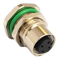 PXMBNI12RPF03APCPG9 - Sensor Connector, Buccaneer M12 Series, M12, Female, 3 Positions, PCB Socket - BULGIN LIMITED