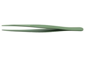 321.SA.T - Tweezer, General Purpose, Straight, Round, Stainless Steel, 120 mm - IDEAL-TEK
