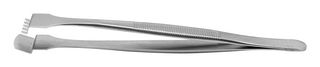 5WF.SA - Tweezer, Wafer, Stepped Bottom Paddle, Stainless Steel, 130 mm - IDEAL-TEK