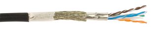 74006 BK002 - Networking Cable, Ethernet, Torsional Flex, Screened, Cat5e, 26 AWG, 500 ft, 152.4 m - ALPHA WIRE