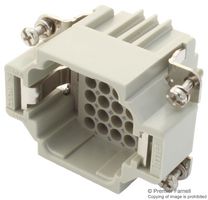 CDDM24 - Heavy Duty Connector, CDD Series, CDD Class, Insert, 24 Contacts, Plug - ILME