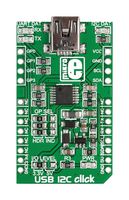 MIKROE-1985 - Add-On Board, Click, Connectivity, USB I2C, MikroBUS - MIKROELEKTRONIKA