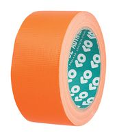 AT6200 ORANGE 25M X 50MM - Building Tape, Polycloth, Orange, 50 mm x 25 m - ADVANCE TAPES