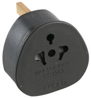 9990 BLACK - All Continents to UK Travel Adaptor - Black - PRO ELEC