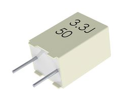 R82IC3150AA50K - General Purpose Film Capacitor, Metallized PET Stacked, Radial Box - 2 Pin, 0.15 µF, ± 10%, 160 V - KEMET