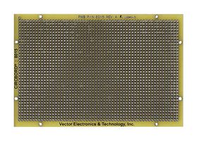 8015 - PCB, Pad-per-hole, Epoxy Glass Composite, 1.57mm, 101.6mm x 152mm - VECTOR ELECTRONICS