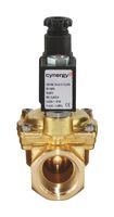 SOL2A1 - Solenoid Valve, Industrial, 2 Port, 1/2", Normally Open, 24 Vdc, SOL Series, Brass - SENSATA / CYNERGY3