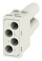 HDC MHX 4P MC - Heavy Duty Connector, RockStar ModuPlug, Module, 4 Contacts, 1, Plug - WEIDMULLER