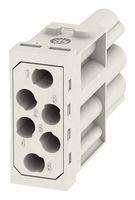 HDC MHE 6P MC - Heavy Duty Connector, RockStar ModuPlug, Module, 6 Contacts, Plug - WEIDMULLER