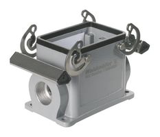 HDC 32A SBU 2M25G - Heavy Duty Connector, M25, Base, Panel Mount, Aluminium Body, Side Clamp, 7 - WEIDMULLER