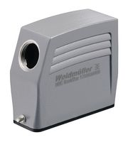 HDC 25A TSLU 1M25G - Heavy Duty Connector, M25, Hood, Side Entry, Aluminium Body, End Clamp, 5 - WEIDMULLER