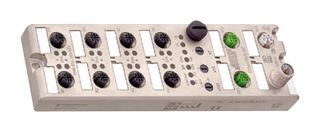 0980 ESL 392-121 - Sensor Distribution Box, M12 Connector - 5 Pole, M12 Connector - 5 Pole, 8 Ports, LioN-P Series - LUMBERG AUTOMATION