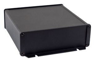 1457T1602BK - Metal Enclosure, Small, Extruded Aluminium, 56.98 mm, 168.46 mm, 191.97 mm, IP65 - HAMMOND