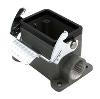 93601-0816 - Heavy Duty Connector, PG16, Base, Panel Mount, Aluminium Body, 1 Lever, 6B - MOLEX