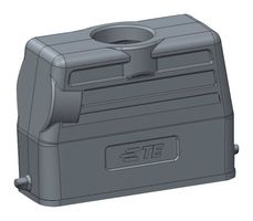 T1329160125-000 - Heavy Duty Connector, M25, Hood, Top Entry, Aluminium Alloy Body, 16A - TE CONNECTIVITY