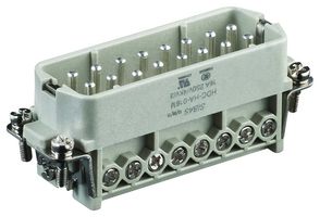 T2010162101-000 - Heavy Duty Connector, HA, Insert, 16+PE Contacts, Plug, Screw Pin - TE CONNECTIVITY
