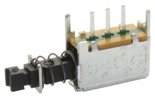 PN12SHSA03QE - Pushbutton Switch, PN Series, SPDT, On-On, Plunger, White - C&K COMPONENTS