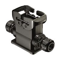 19431100271 - Heavy Duty Connector, IP66, With Gland, Nylon (Polyamide), Fibreglass Reinforced, 2 Lever, 10B - HARTING