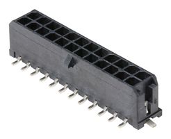 43045-2419 - Pin Header, Power, Wire-to-Board, 3 mm, 2 Rows, 24 Contacts, Surface Mount Straight - MOLEX