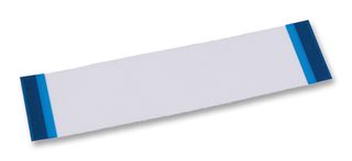 15267-0203 - FFC / FPC Cable, 6 Core, 1 mm, Same Sided Contacts, 2 ", 51 mm, White - MOLEX