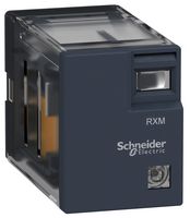 RXM2LB2BD - Power Relay, DPDT, 24 VDC, 5 A, Zelio RXM, Socket - SCHNEIDER ELECTRIC