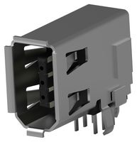 5787956-1 - I/O Connector, 6 Contacts, Receptacle, Firewire IEEE-1394, Solder, IEEE 1394, PCB Mount - AMP - TE CONNECTIVITY