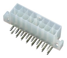 39-29-1247 - Pin Header, Power, Wire-to-Board, 4.2 mm, 2 Rows, 24 Contacts, Through Hole Right Angle - MOLEX