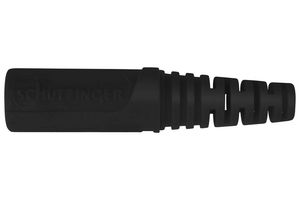 KU 09 L NI / SW - Banana Test Connector, Jack, Cable Mount, 32 A, 70 VDC, Nickel Plated Contacts, Black - SCHUTZINGER