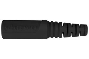 KU 92 L NI / SW - Banana Test Connector, Jack, Cable Mount, 10 A, 70 VDC, Nickel Plated Contacts, Black - SCHUTZINGER