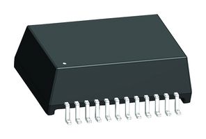 ALANS10001-3J61ET - Ethernet & LAN Transformer, 10/100/1000 Base-T, 1 Port, 1CT:1CT, 350 µH, 2.5 kV, Surface Mount - ABRACON