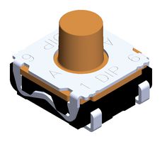 MP000716 - Tactile Switch, Top Actuated, Surface Mount, Round Button, 160 gf, 50mA at 32VDC - MULTICOMP PRO