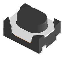 MP000724 - Tactile Switch, Top Actuated, Surface Mount, Oval Button, 400 gf, 50mA at 16VDC - MULTICOMP PRO
