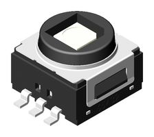 MP000741 - Tactile Switch, Red, MP-ML9, Top Actuated, Surface Mount, Round Button, 400 gf, 50mA at 32VDC - MULTICOMP PRO