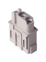 CX034F - Heavy Duty Connector, MIXO, Insert, 3 Contacts, Receptacle, Crimp Socket - Contacts Not Supplied - ILME
